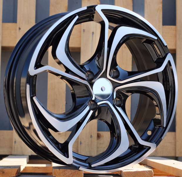 lättmetallfälgar JIL Wheels BY980(LU1235)BlackPoli