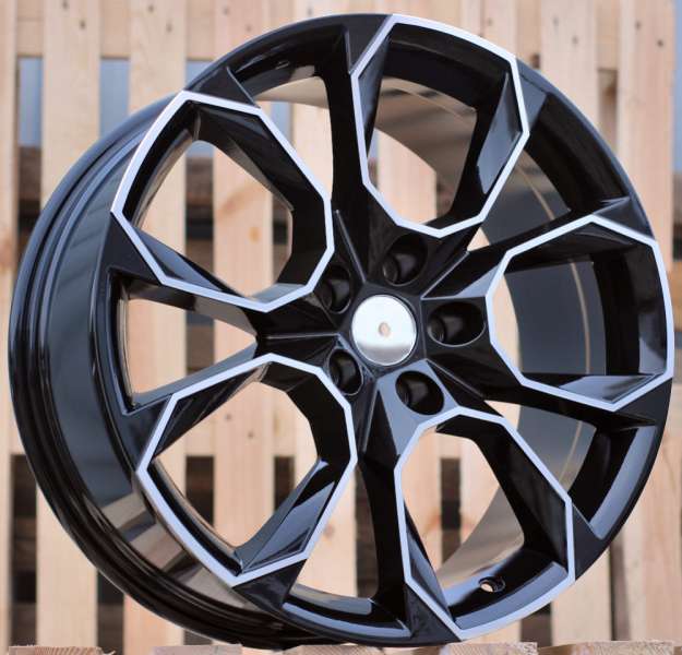 lättmetallfälgar JIL Wheels SK516(BK5278)BlackPoli