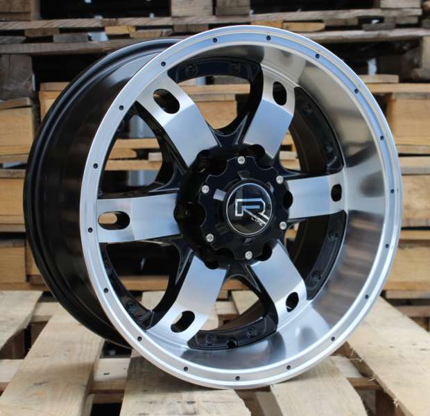 lättmetallfälgar JIL Wheels BK749BlackPoli