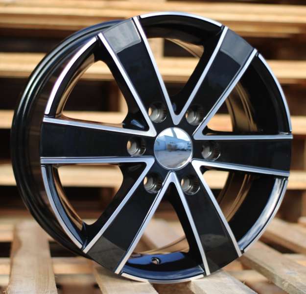 lättmetallfälgar JIL Wheels BK474BlackPoli