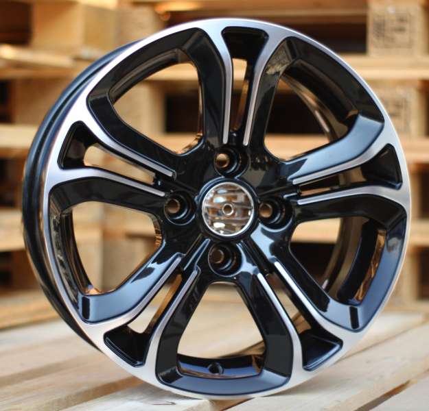lättmetallfälgar JIL Wheels A5108BlackPoli