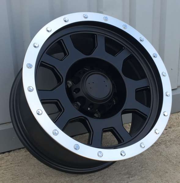 lättmetallfälgar JIL Wheels XFC13BlackHalfMatt(BLHM)4X4(R)