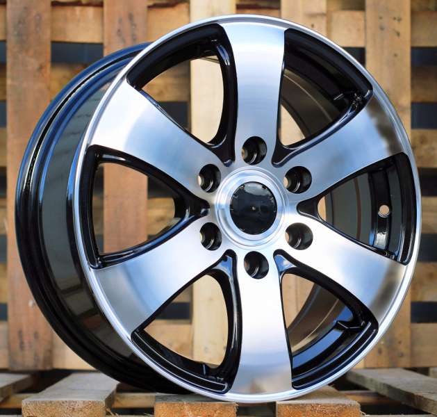 lättmetallfälgar JIL Wheels BK747BlackPoli