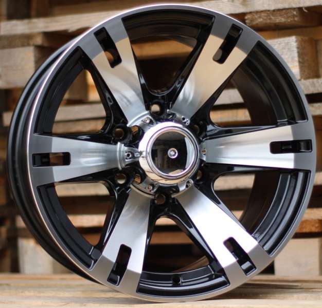 lättmetallfälgar JIL Wheels BK311BlackPoli